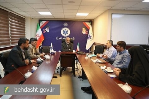 نشست فرماندهی مرکز بسیج جامعه پزشکی وزارت بهداشت با رؤسای کانون‌های تابعه برگزار شد